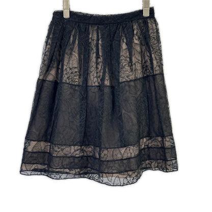Dior Le Black Cotton Les Skirt 36
