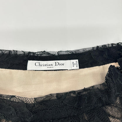 Dior Le Black Cotton Les Skirt 36 — view 3