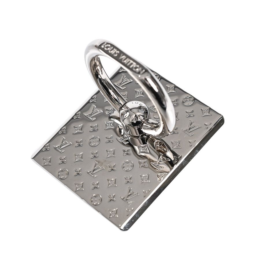 Louis Vuitton Support Telephone Nanogram Keychain Silver
