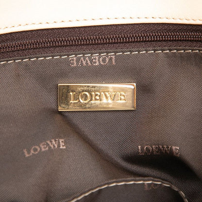 Loewe Anagram Justa Tote Beige Leather — view 5