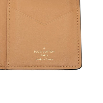 Louis Vuitton Vertical Wallet Noir Black Leather — view 6