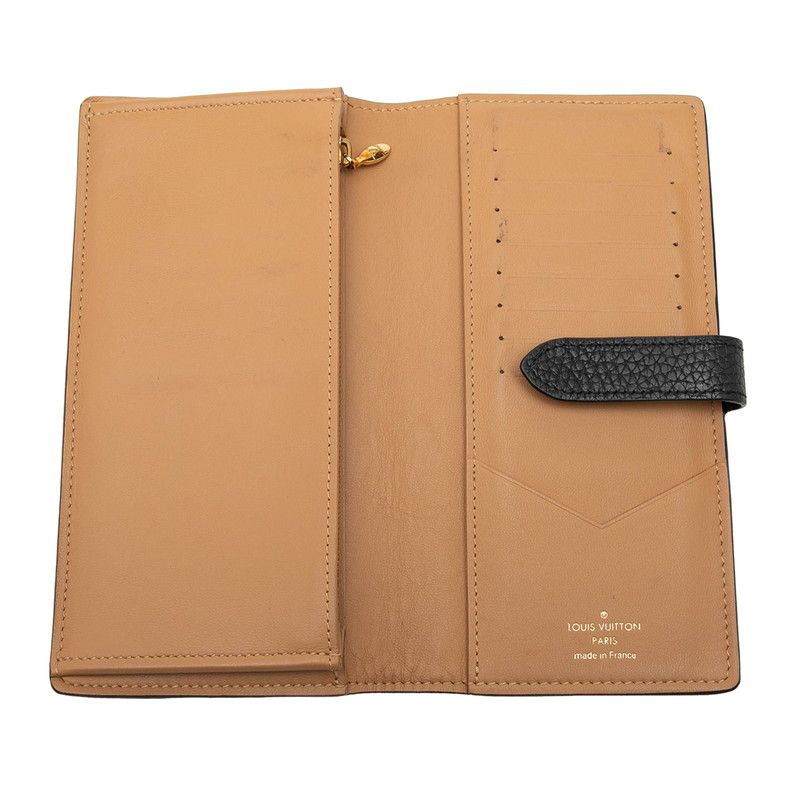 Louis Vuitton Vertical Wallet Noir Black Leather — view 4