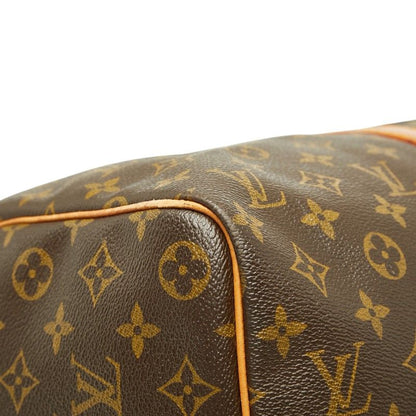 Louis Vuitton Monogram Keepall 45 Boston Bag Brown Leather — view 5