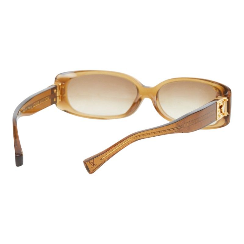 Louis Vuitton Spcon PM Sunglasses Brown Acetate Eyewear — view 3