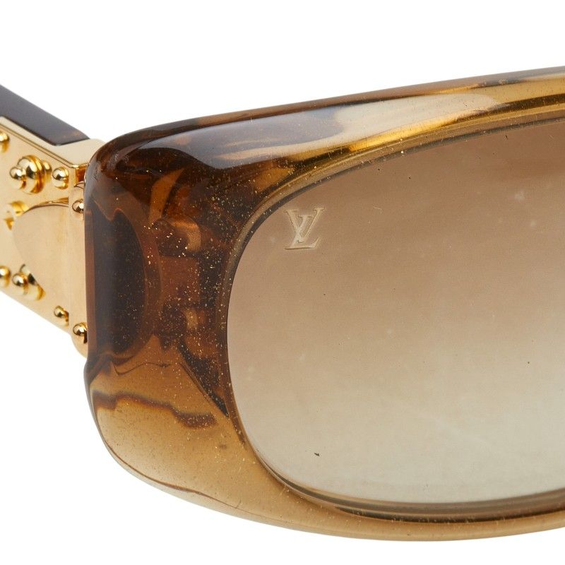 Louis Vuitton Spcon PM Sunglasses Brown Acetate Eyewear — view 4