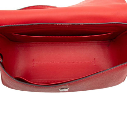 Hermes Harness Shoulder Bag Red Swift Veau — view 4