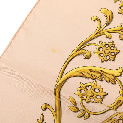 Hermes Carre 90 la Promenade de Longchamps Walk to Long Chien Scarf Pink Ivory — view 7