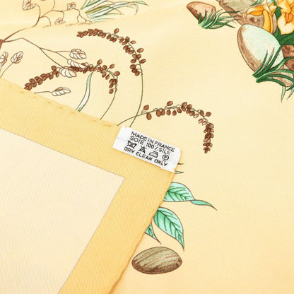 Hermes Carre 90 Pythagore Pythagoras Scarf Beige Multicolor Silk — view 7