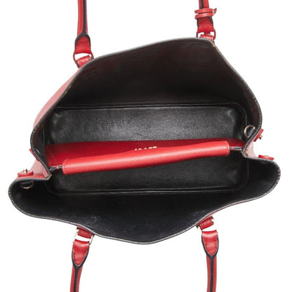 Prada Tote Red Saffiano Leather — view 8