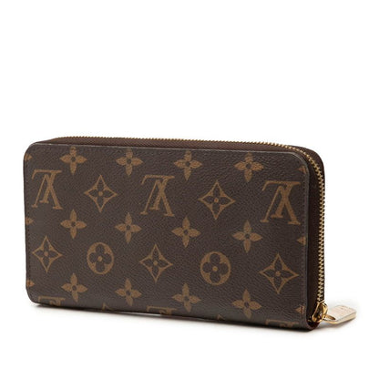 Louis Vuitton Monogram Ivacion Zippy Wallet Zip Around Brown Leather — view 2
