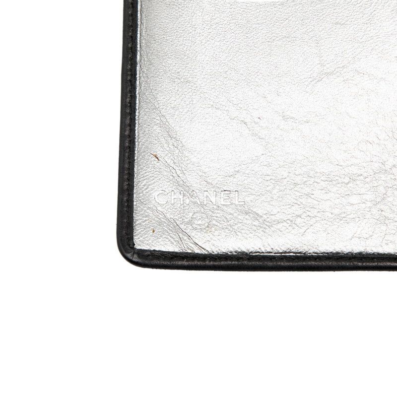 Chanel Mademoiselle Line CC Logo Wallet Black Lambskin — view 7