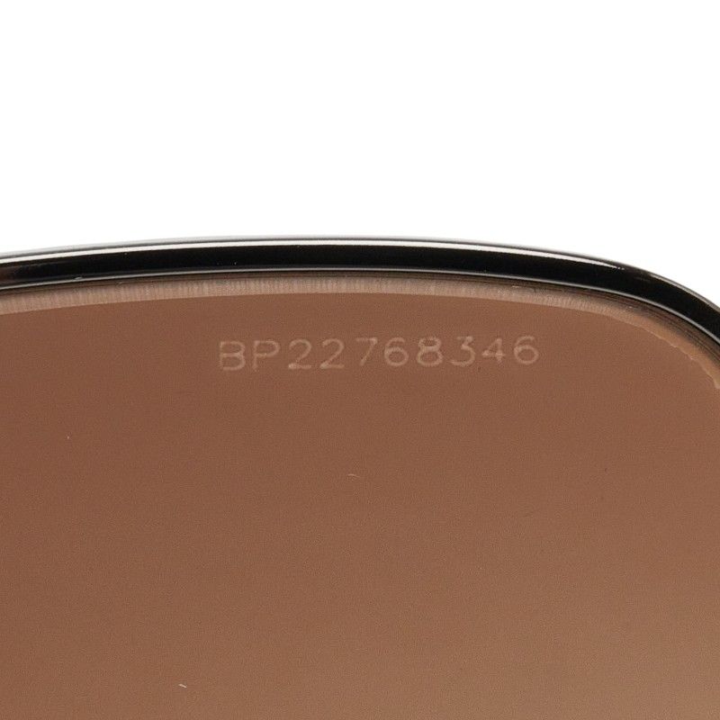 Prada Logo Sunglasses Brown Silver Acetate Metal Eyewear — view 7
