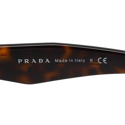 Prada Logo Sunglasses Brown Acetate Eyewear — view 6