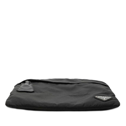 Prada Crossbody Shoulder Bag Black Nylon — view 3