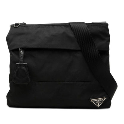 Prada Crossbody Shoulder Bag Black Nylon
