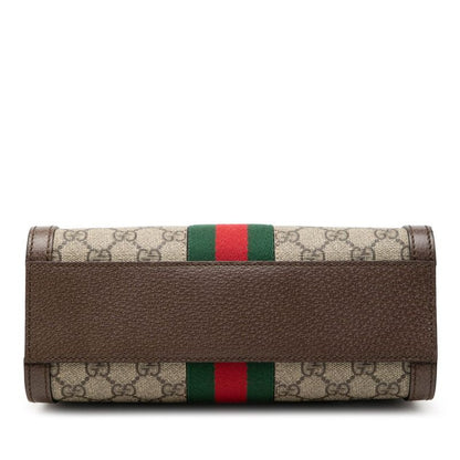 Gucci GG Supreme Ophidia Small 2-Way Shoulder Bag Beige Brown Leather — view 3