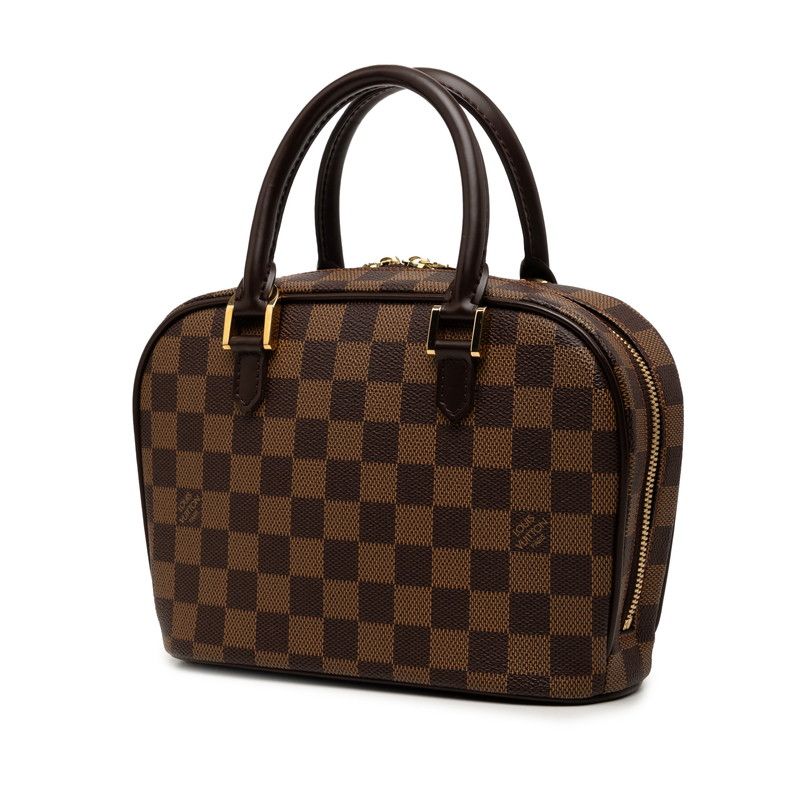 Louis Vuitton Damier Sarria Mini Handbag Brown Leather — view 2