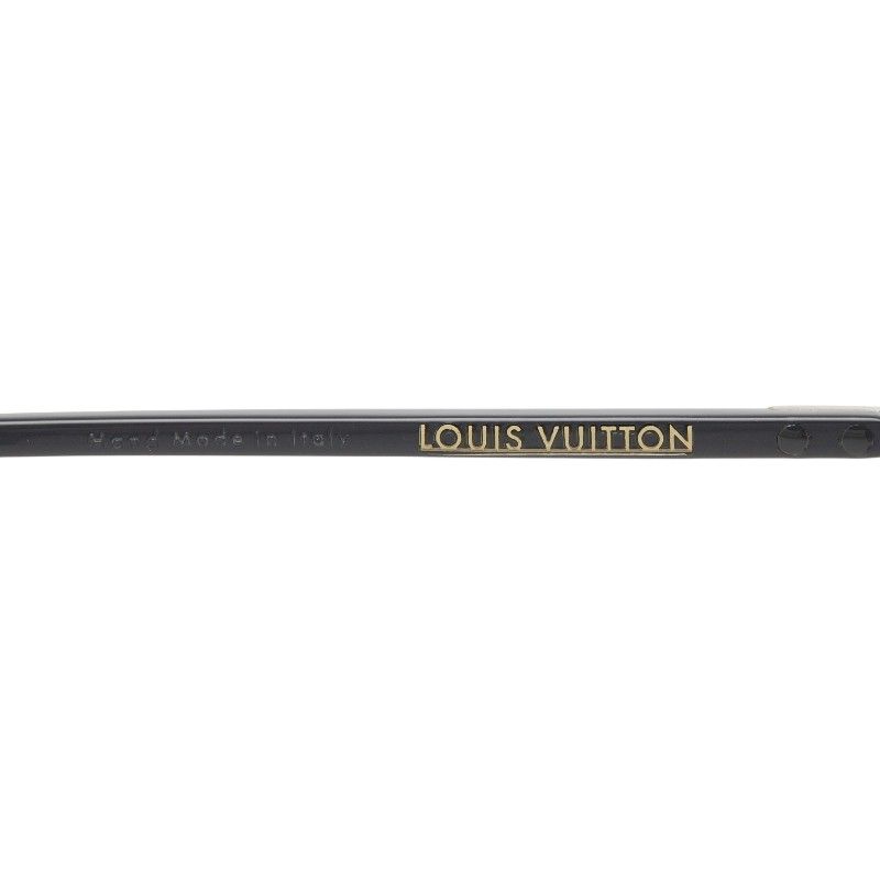 Louis Vuitton Monogram Conspiration Pilot Sunglasses Gray Silver Metal Acetate — view 4
