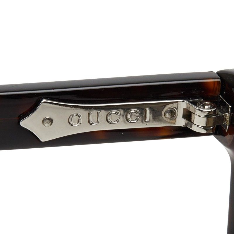 Gucci Asian Fit Sunglasses Brown Acetate Eyewear — view 5