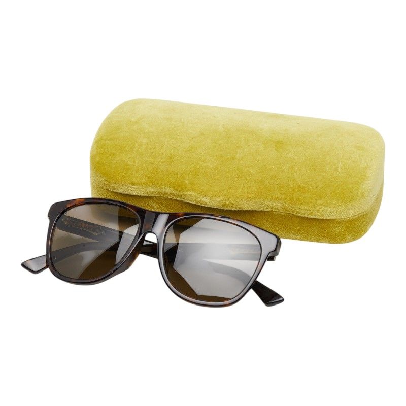Gucci Asian Fit Sunglasses Brown Acetate Eyewear — view 9