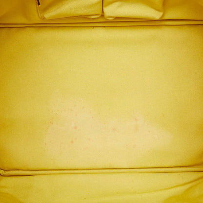 Prada Canapa Large Tote Print Yellow Multicolor Canvas — view 8