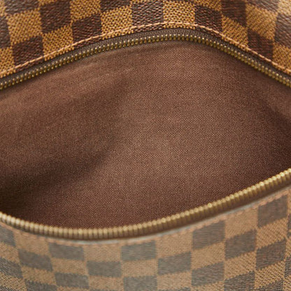 Louis Vuitton Damier Brooklyn MM Messenger Bag Brown Leather — view 8