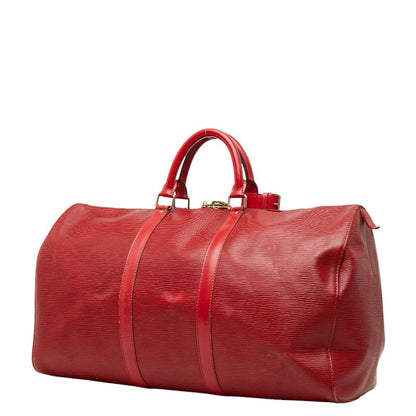 Louis Vuitton Epi Keepall 50 Boston Bag Castilian Red Leather — view 2