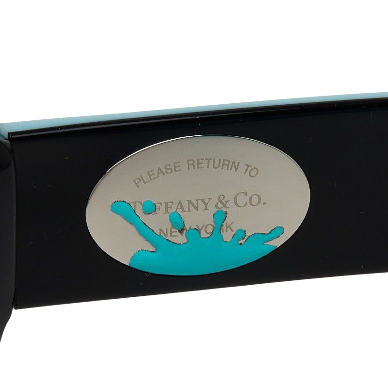 Tiffany & Co Sunglasses Black Blue Acetate Eyewear — view 4