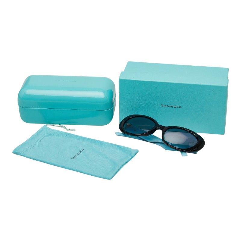 Tiffany & Co Sunglasses Black Blue Acetate Eyewear — view 7