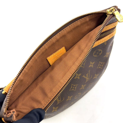 Louis Vuitton Pochette Bosphore Monogram Leather Brown Shoulder Bag Gold — view 7