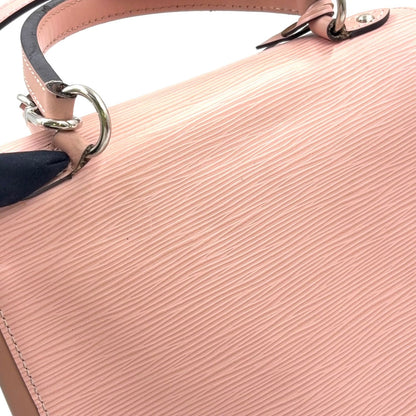 Louis Vuitton Cluny BB Epi 2-Way Shoulder Leather Light Pink Handbag Silver — view 6