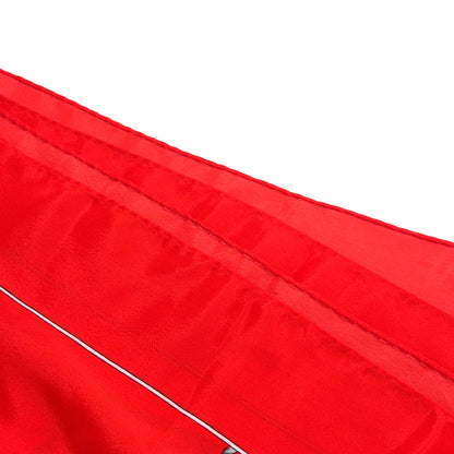Hermes Carre 90 Clip Silk Red Scarf — view 4