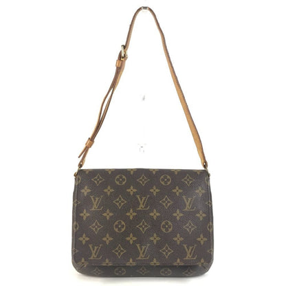 Louis Vuitton Shoulder Bag Musette Tango Monogram Canvas Brown