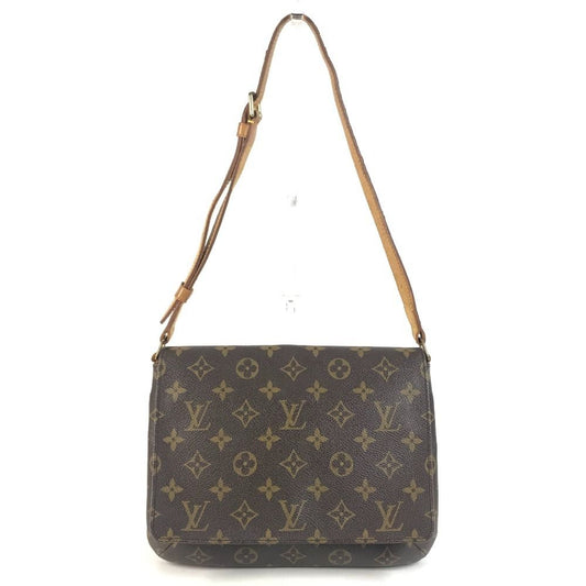 Louis Vuitton Shoulder Bag Musette Tango Monogram Canvas Brown