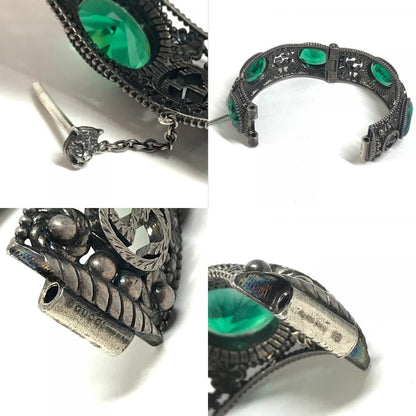 Gucci Bangle Interlocking G Stone Bijou Silver Bracelet — view 8