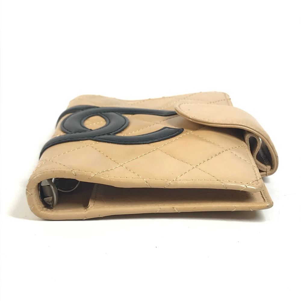 Chanel Notebook Cover CC Logo Leather Beige Agenda — view 5