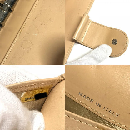 Chanel Notebook Cover CC Logo Leather Beige Agenda — view 8
