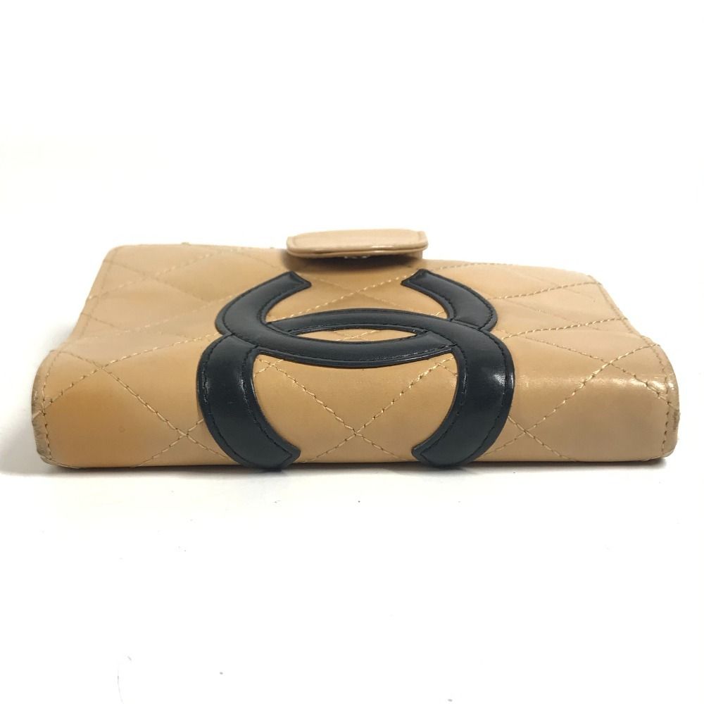 Chanel Notebook Cover CC Logo Leather Beige Agenda — view 3