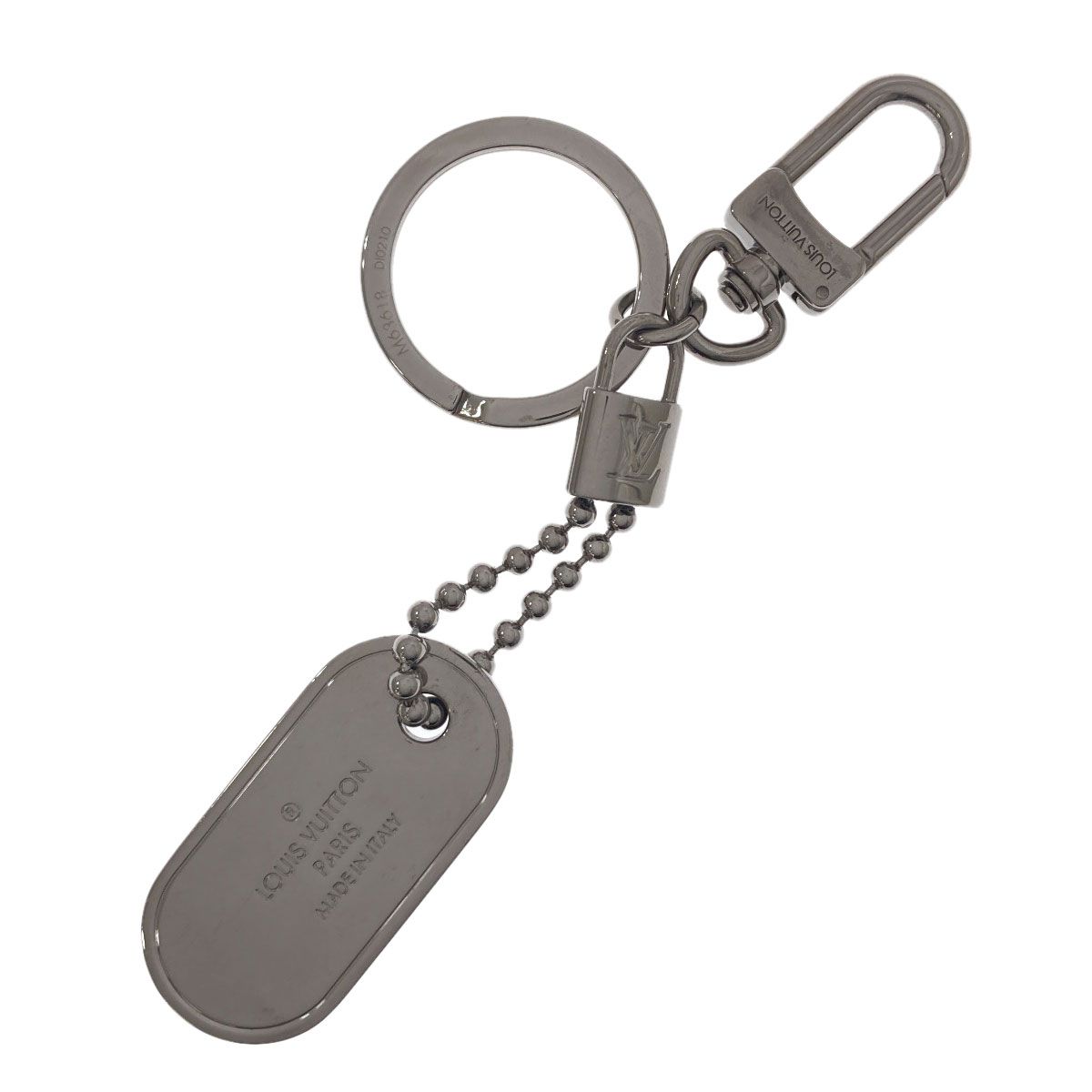 Louis Vuitton Porte Cles Tab Monogram ID Key Holder Eclipse — view 2