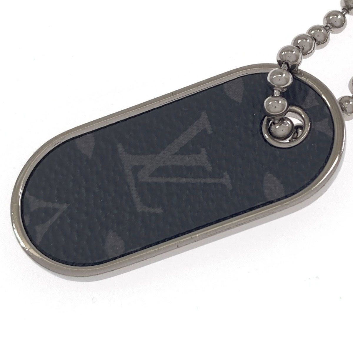 Louis Vuitton Porte Cles Tab Monogram ID Key Holder Eclipse — view 5