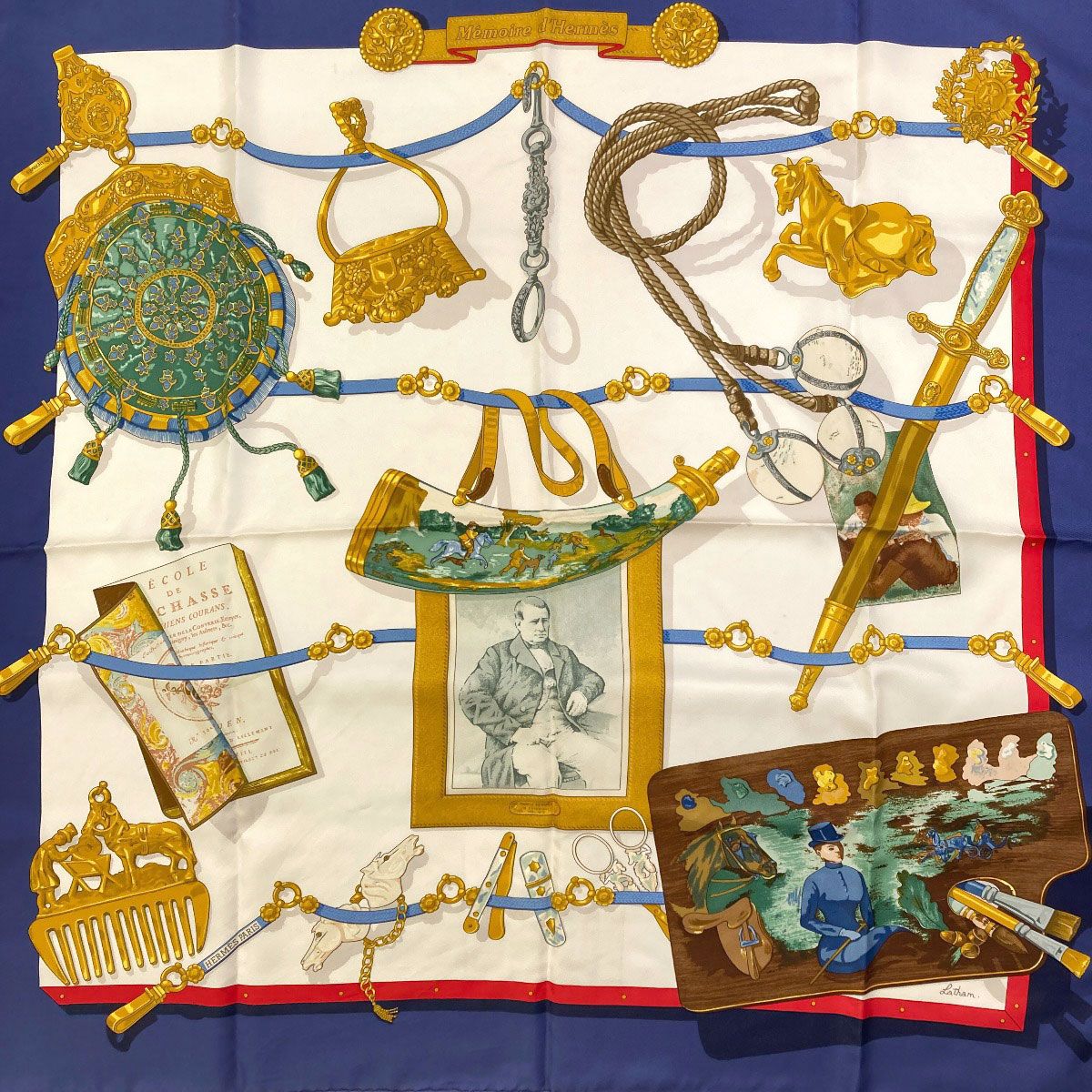 Hermes Carre 90 Memories of Scarf Silk — view 3