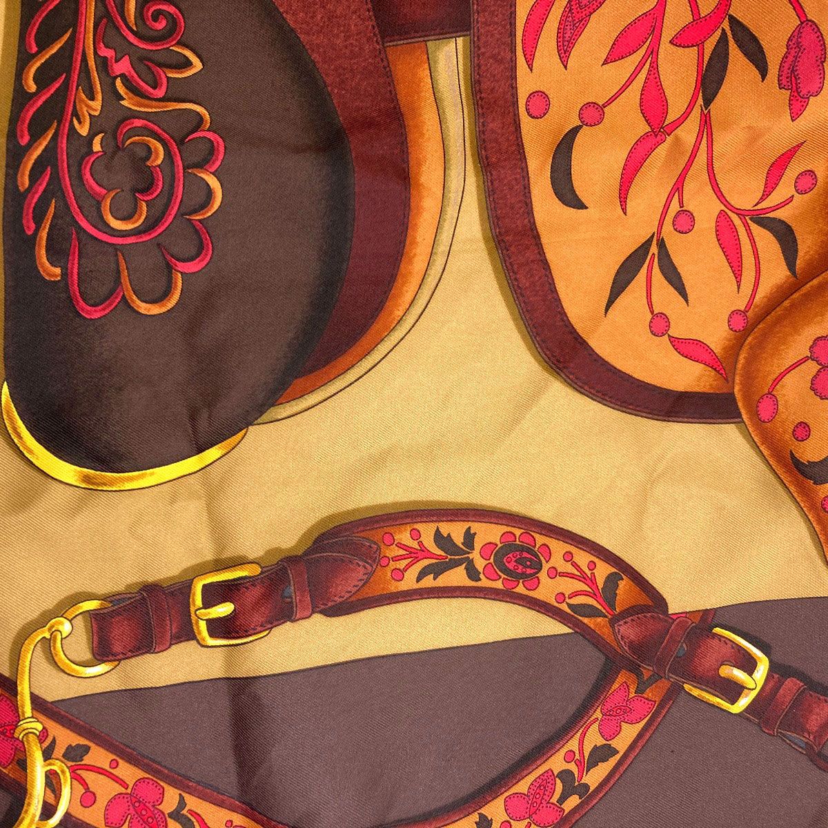 Hermes Carre 90 Festival Scarf Silk — view 9