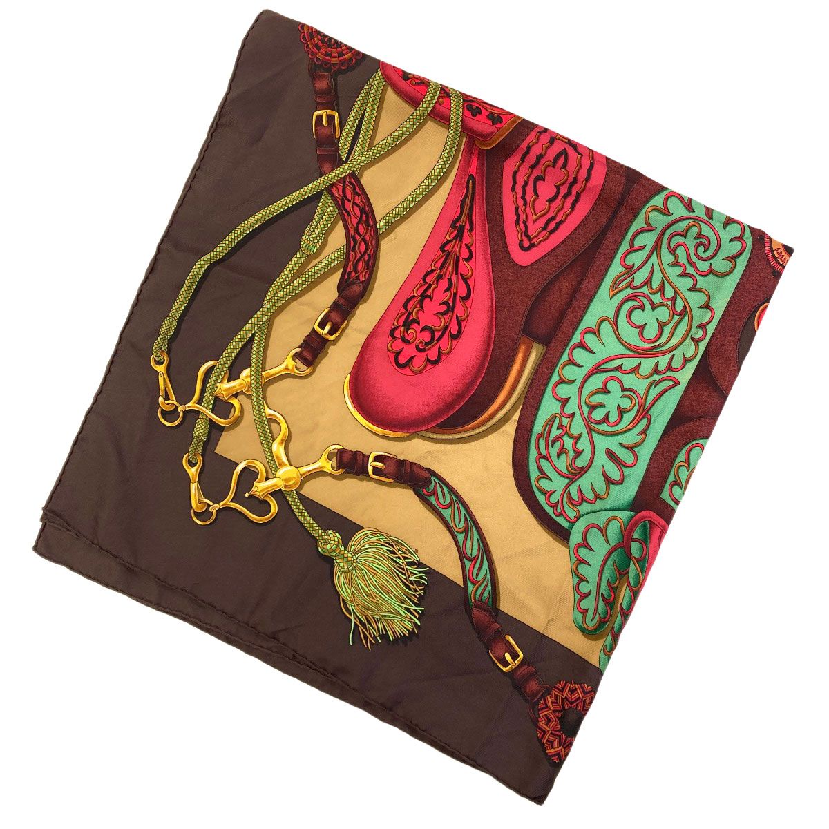 Hermes Carre 90 Festival Scarf Silk — view 2