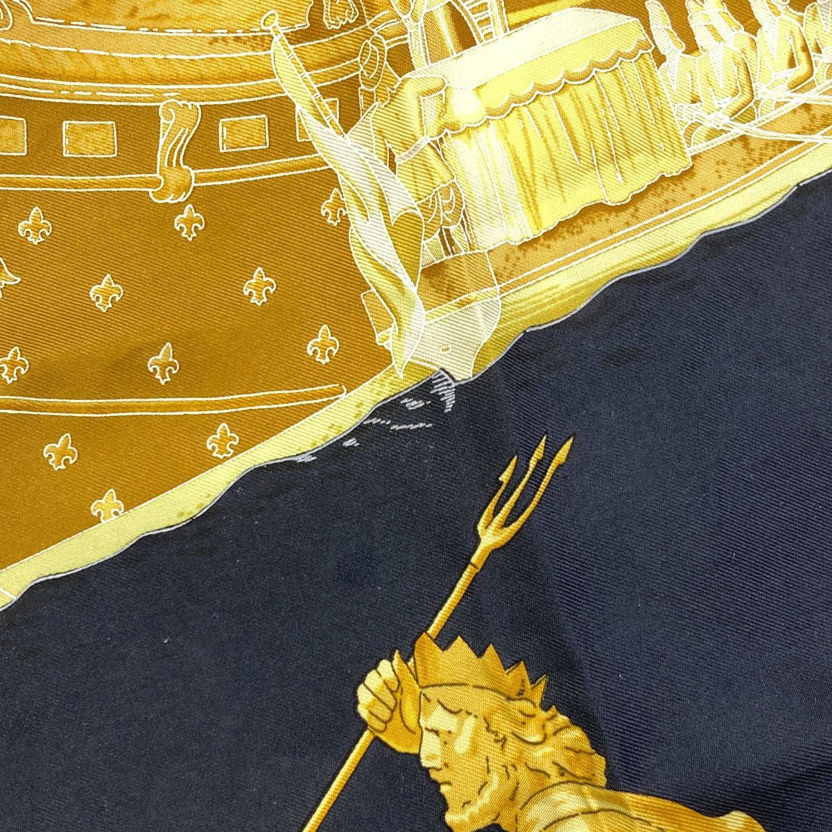Hermes Carre 90 Sea and Cavalry Scarf Silk — view 8