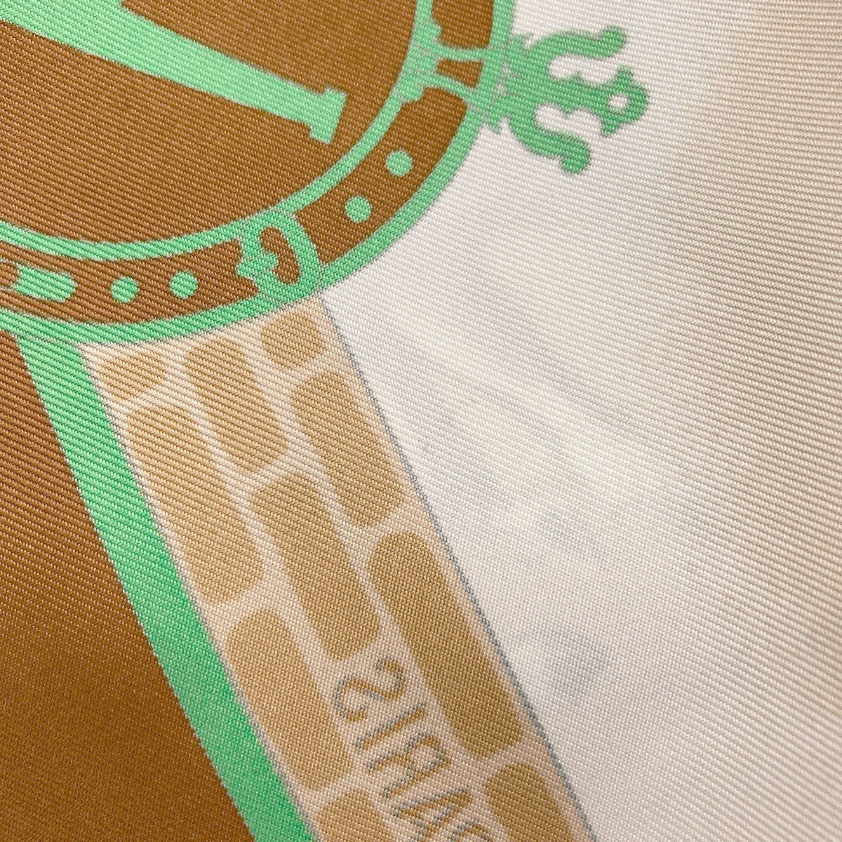 Hermes Carre 90 Les Haras Nationaux National Stud Farm Scarf Silk — view 8