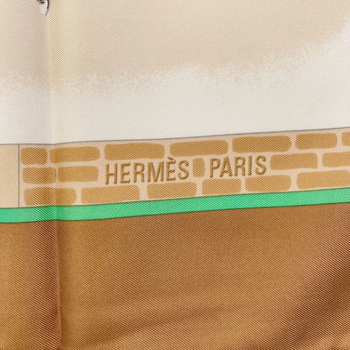 Hermes Carre 90 Les Haras Nationaux National Stud Farm Scarf Silk — view 5