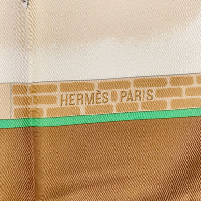 Hermes Carre 90 Les Haras Nationaux National Stud Farm Scarf Silk — view 5