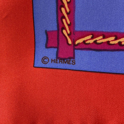 Hermes Carre 90 African Hunt Scarf Silk — view 6