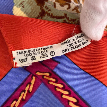 Hermes Carre 90 African Hunt Scarf Silk — view 7