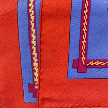 Hermes Carre 90 African Hunt Scarf Silk — view 8
